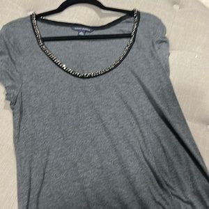 Banana republic top with chain accent